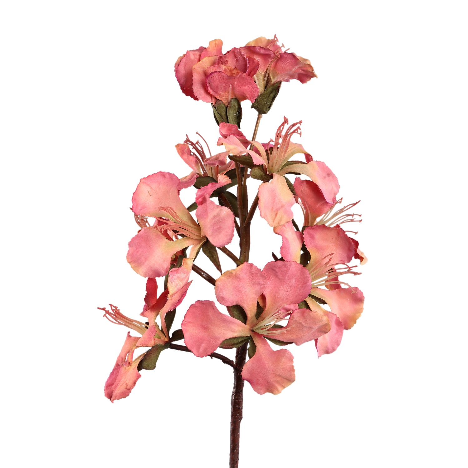 Lily Flower Roze Peruviaanse Lelie Tak - Set van 12 70x28x18 cm