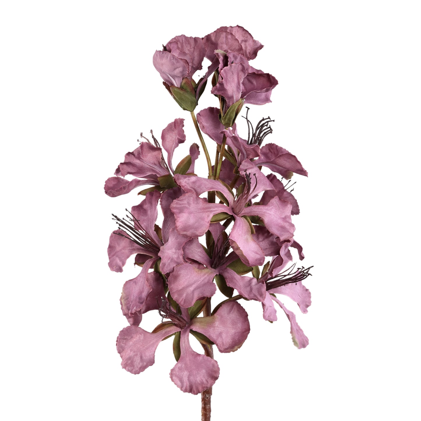 Lily Flower Lila Peruaanse Lelie Tak - Set van 12 Stuks - 12 Sets 70x28x18 cm