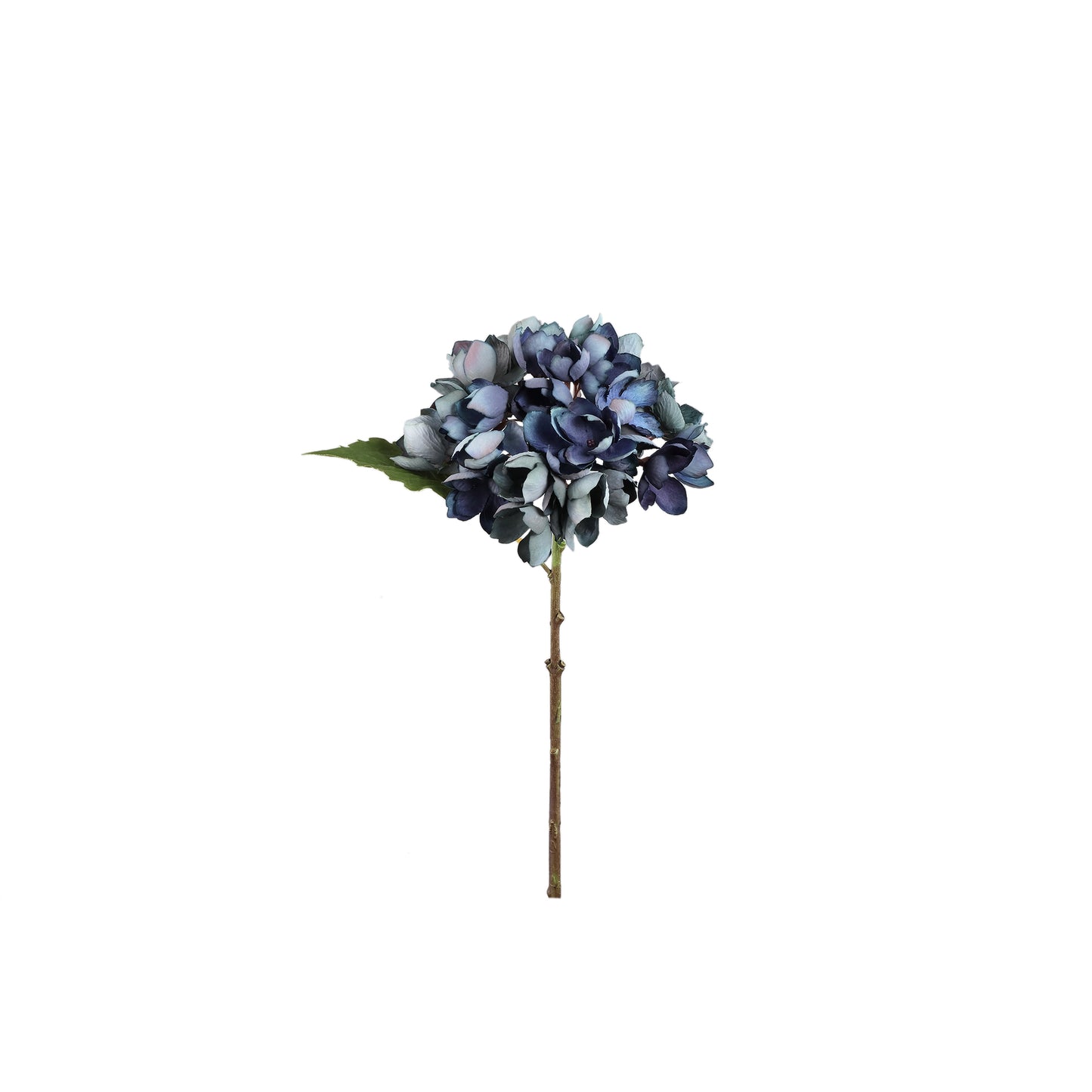 Hydrangea Flower Blauwe Hortensia Tak Klein - Set van 12 Stuks - 12 Sets 33x12x15 cm