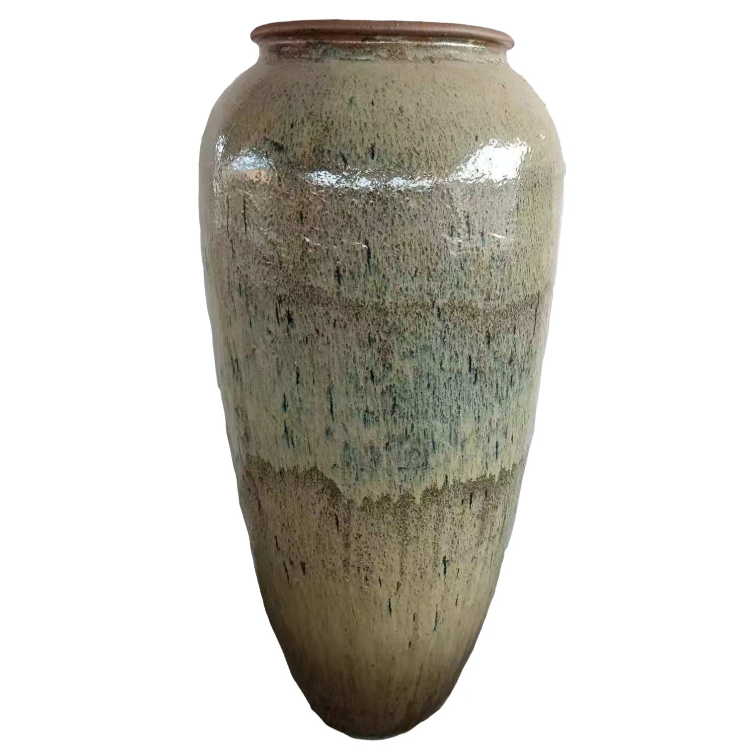 Lisie Natuurlijk Blauwe Keramische Pot Extreem Groot 160x71x71 cm