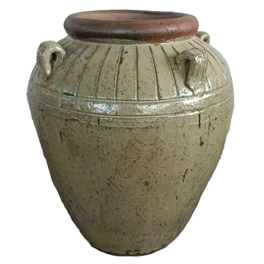 Lisie Natuurlijke Blauwe Keramische Pot Laag 62x55x55 cm
