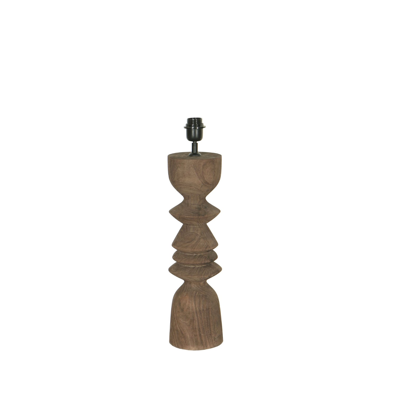 Elaine Bruine Mangohout Ronde Tafellamp Voet 50x14x14 cm