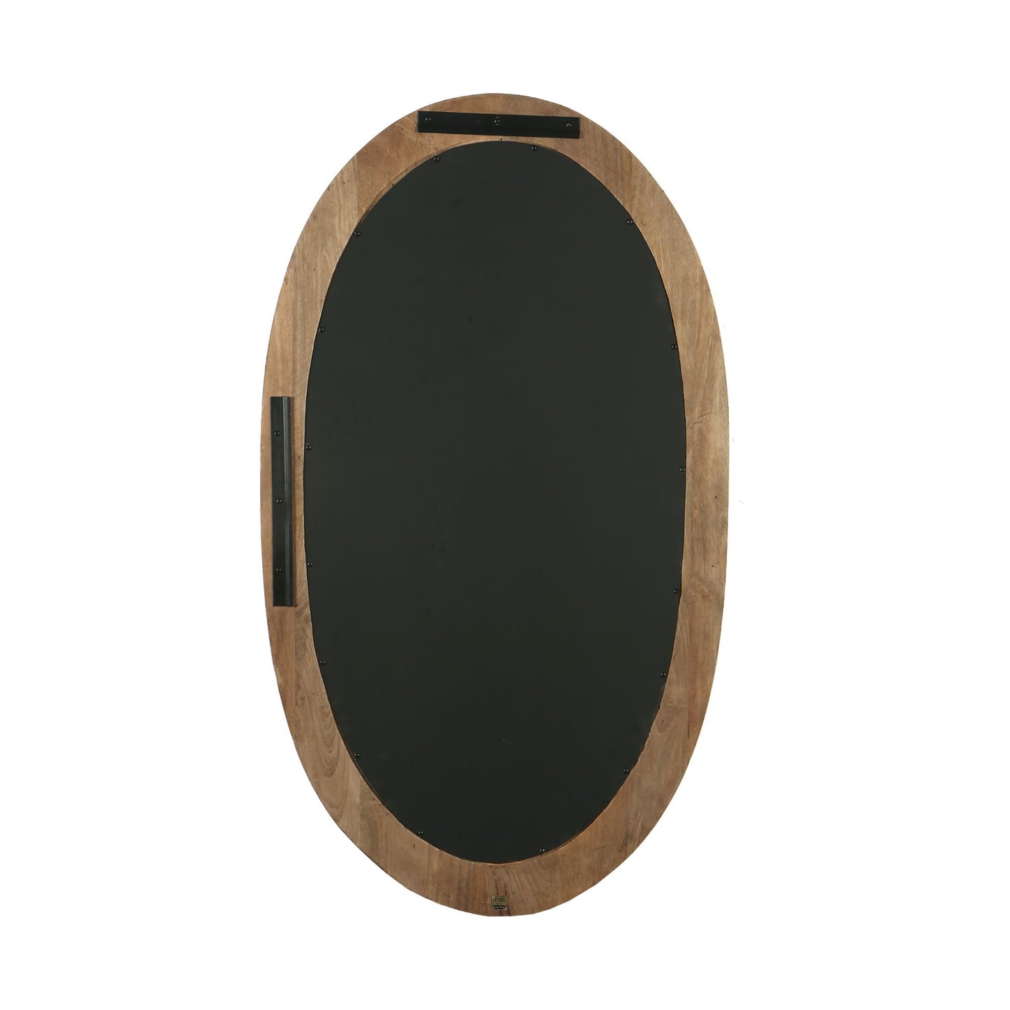 Noam Bruine Mangohout Ovale Spiegel 120x68x8 cm
