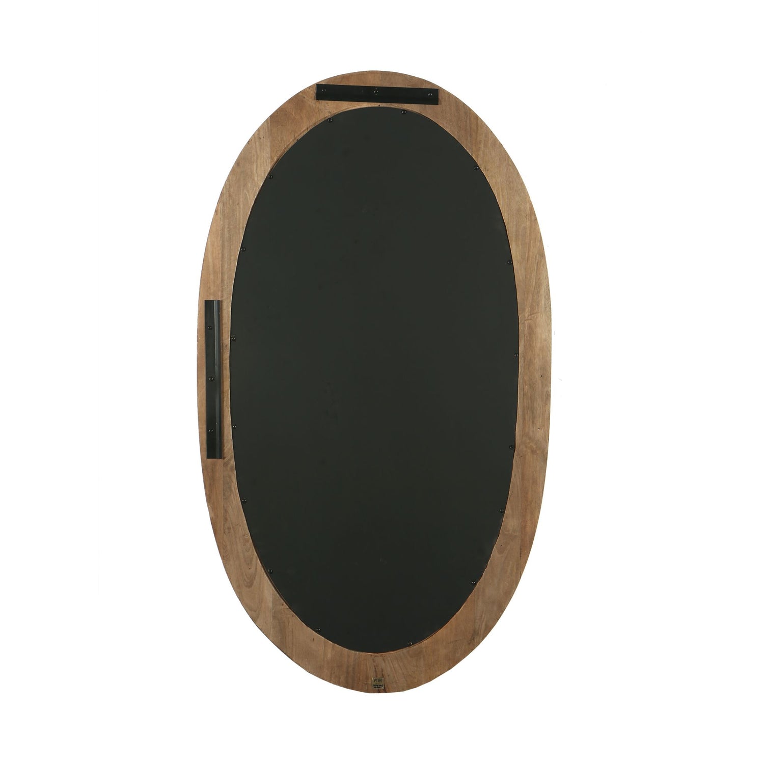 Noam Bruine Mangohout Ovale Spiegel 120x68x8 cm