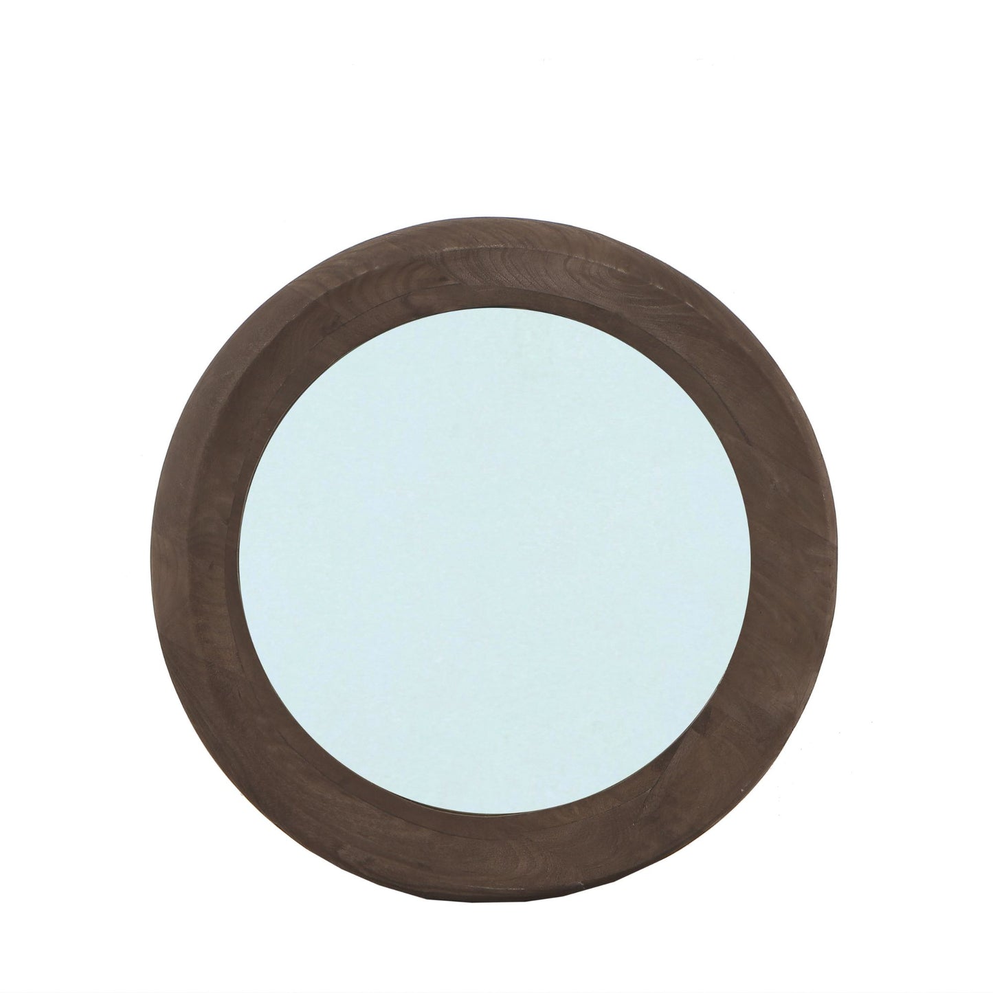 Noam Bruine Mangohout Ronde Spiegel S 70x70x5 cm
