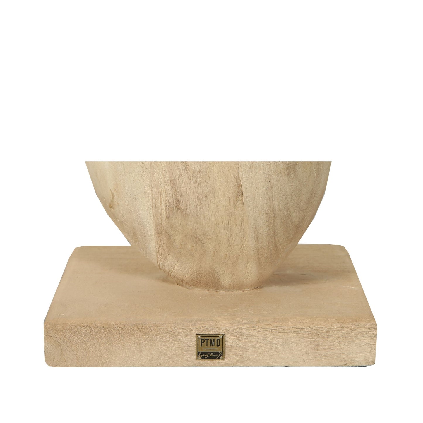 Kodey Natuurlijk Mangohout Cirkel Beeld 80x25.5x20 cm