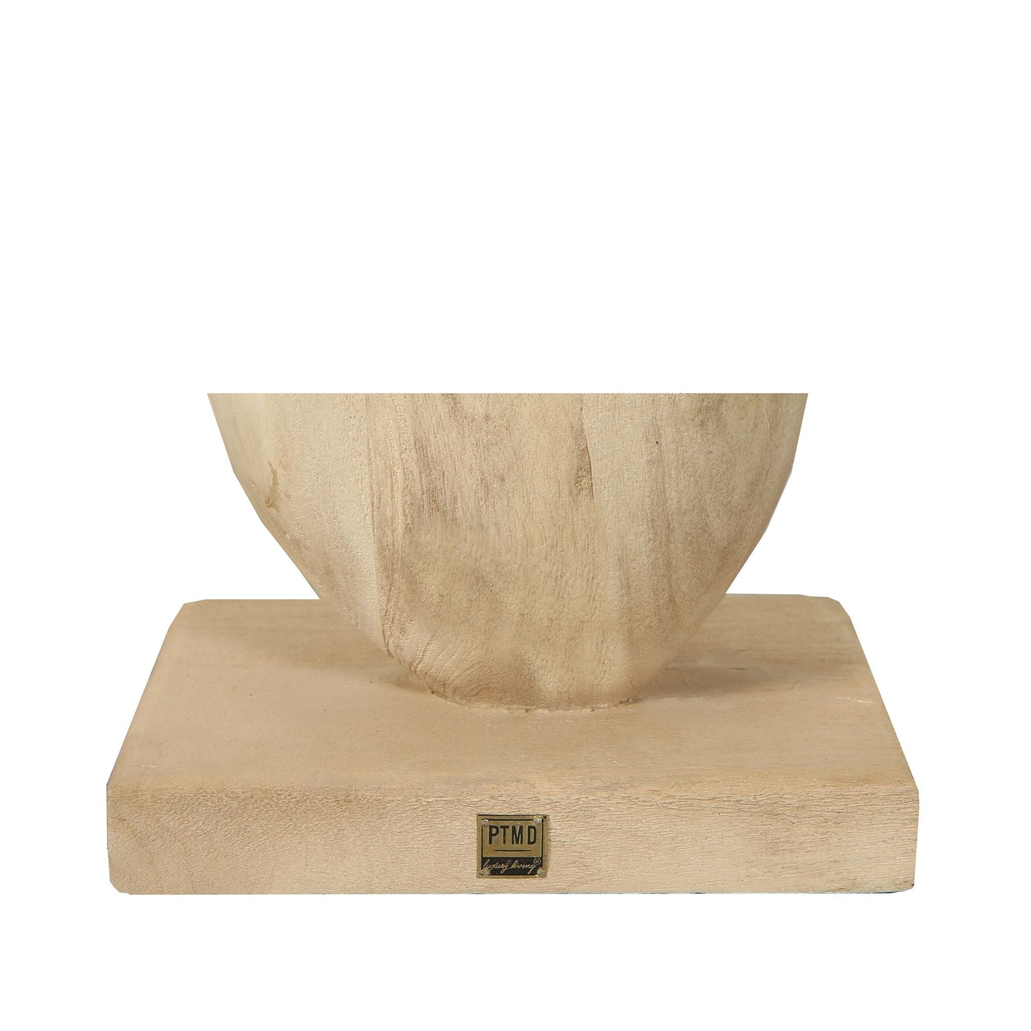 Kodey Natuurlijk Mangohout Cirkel Beeld 80x25.5x20 cm