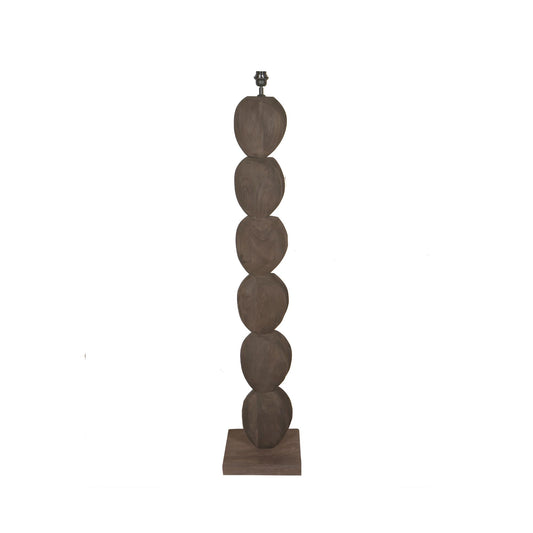 Kodey Bruine Mangohout Staande Lamp 140x30x30 cm