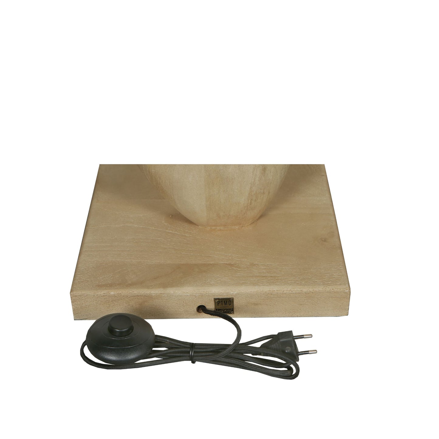 Kodey Natuurlijke Mango Houten Vloerlamp Voet 140x30x30 cm