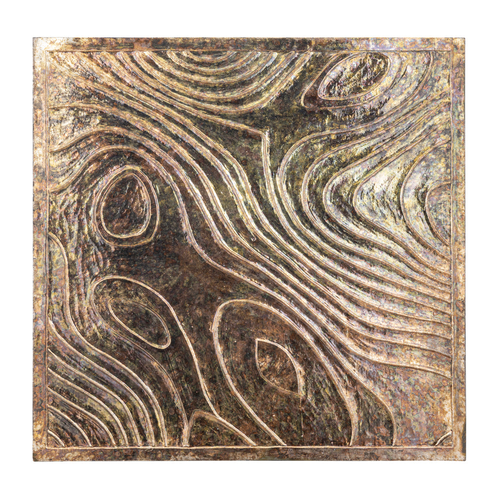 Connolly Oil Green Wood Vierkant Wandpaneel L 120x120x2.5 cm
