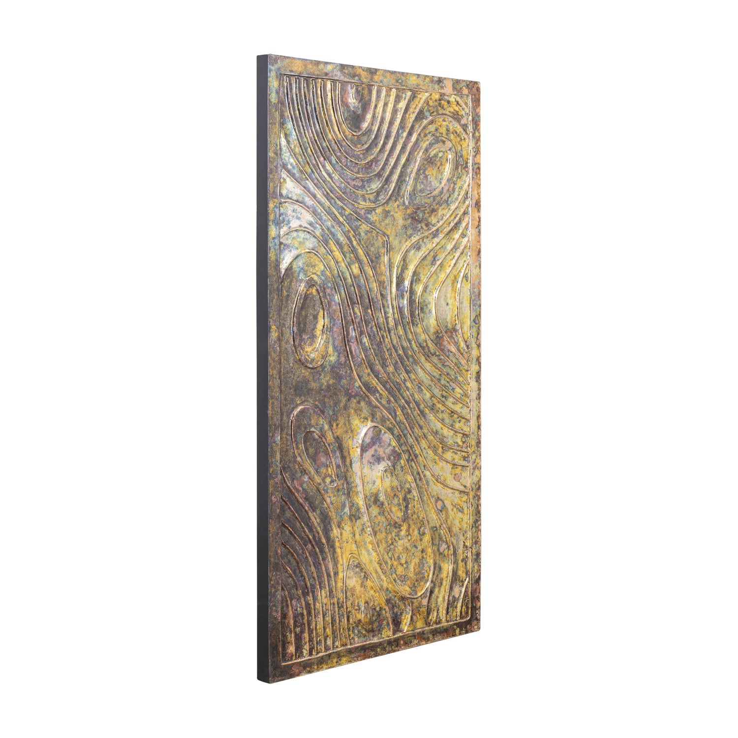 Connolly Olie Groen Houten Rechthoekig Wandpaneel S 120x60x2.5 cm