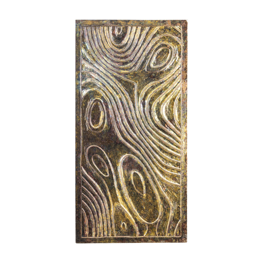 Connolly Olie Groen Houten Rechthoekig Wandpaneel S 120x60x2.5 cm