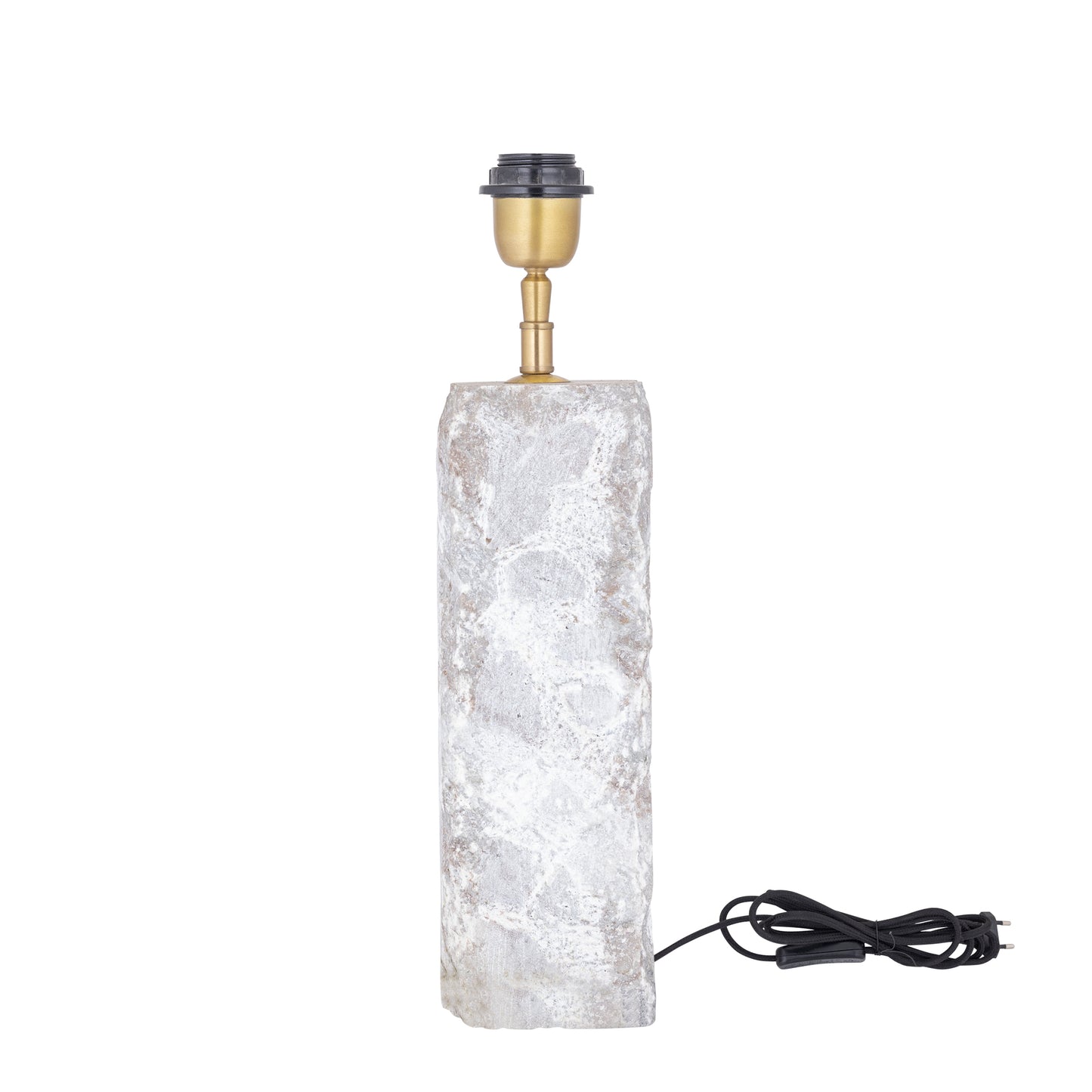 Rester Natuurlijke Marmer Tafellampenvoet Ruw Steen L 40x10x10 cm