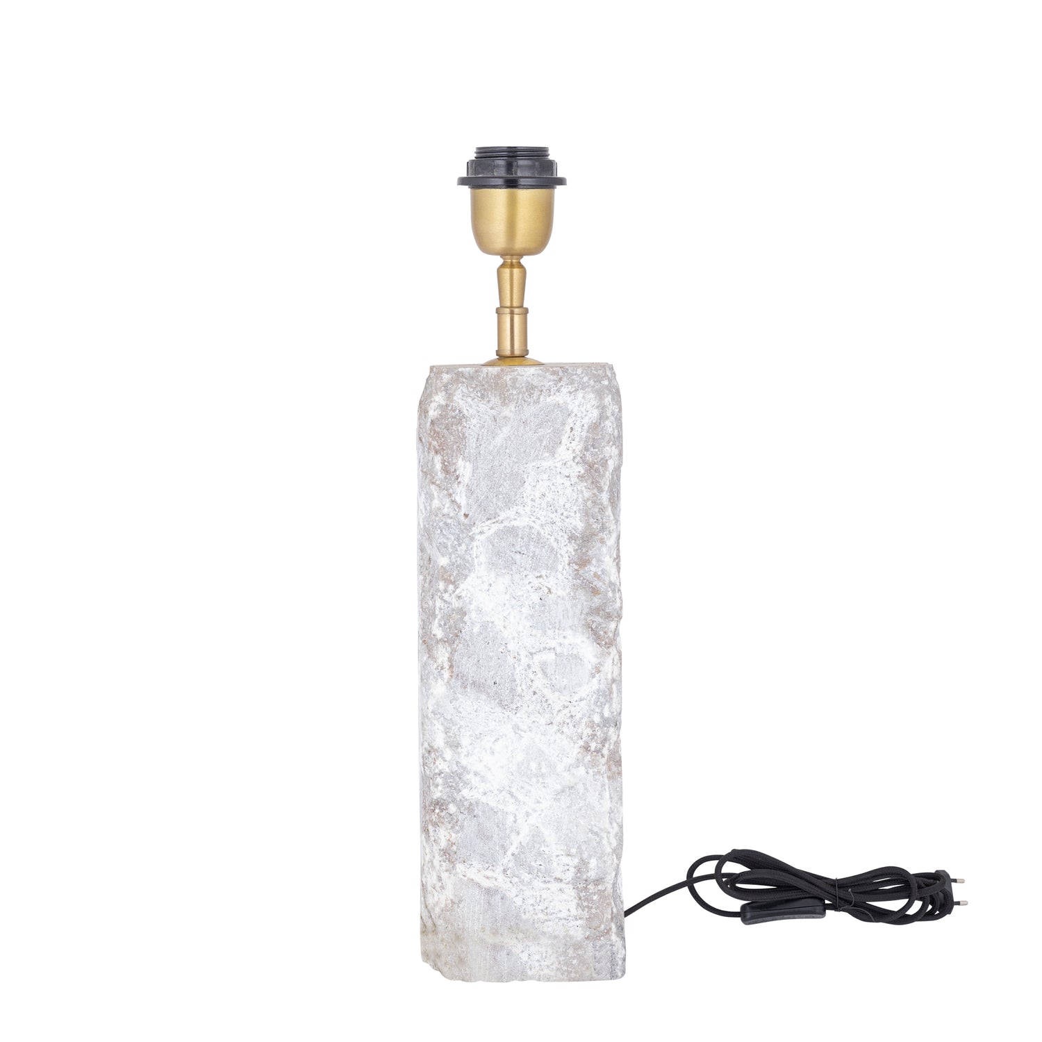 Rester Natuurlijke Marmer Tafellampenvoet Ruw Steen L 40x10x10 cm