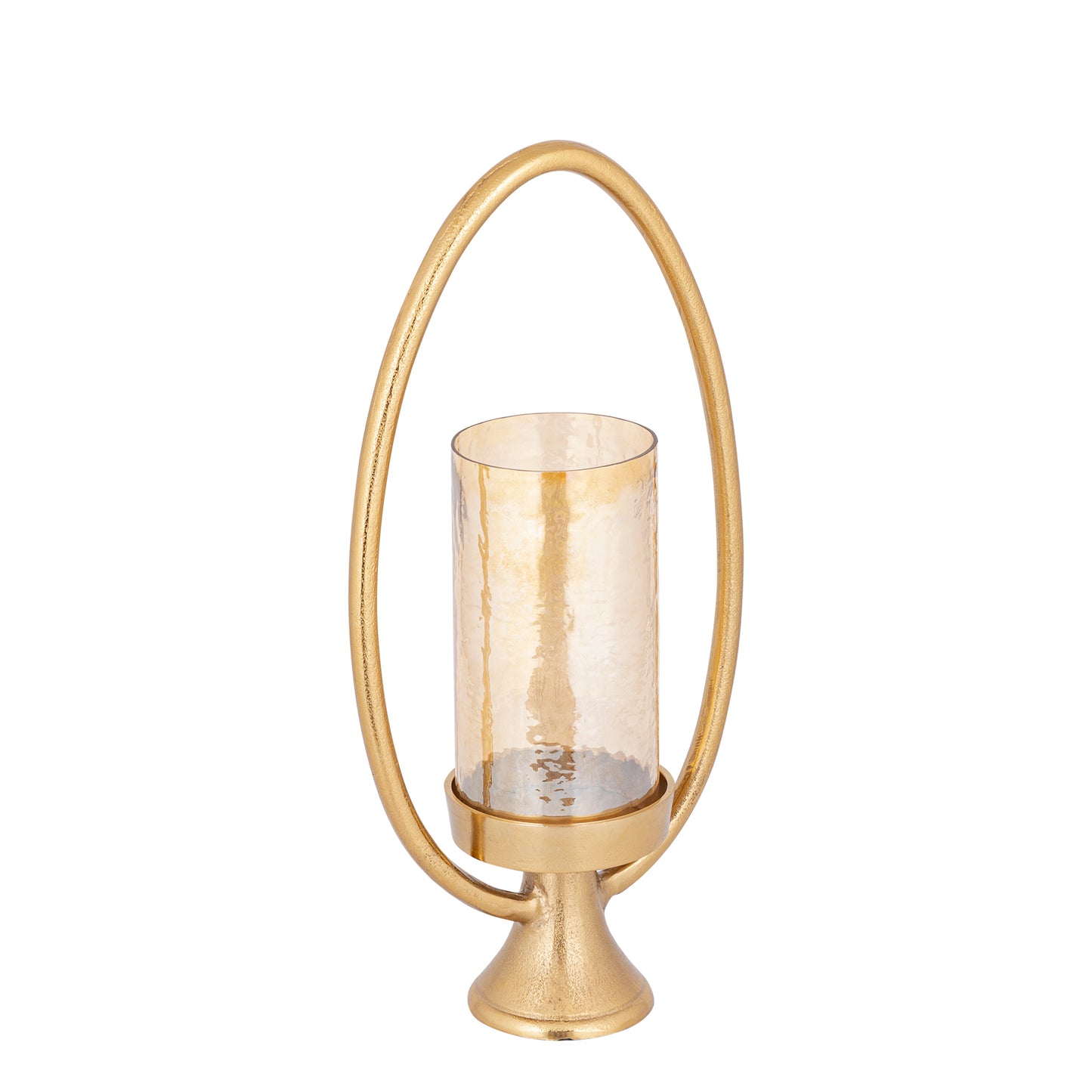 Berido Gouden Aluminium Stormlight Op Ovaal Frame 55x27x14 cm