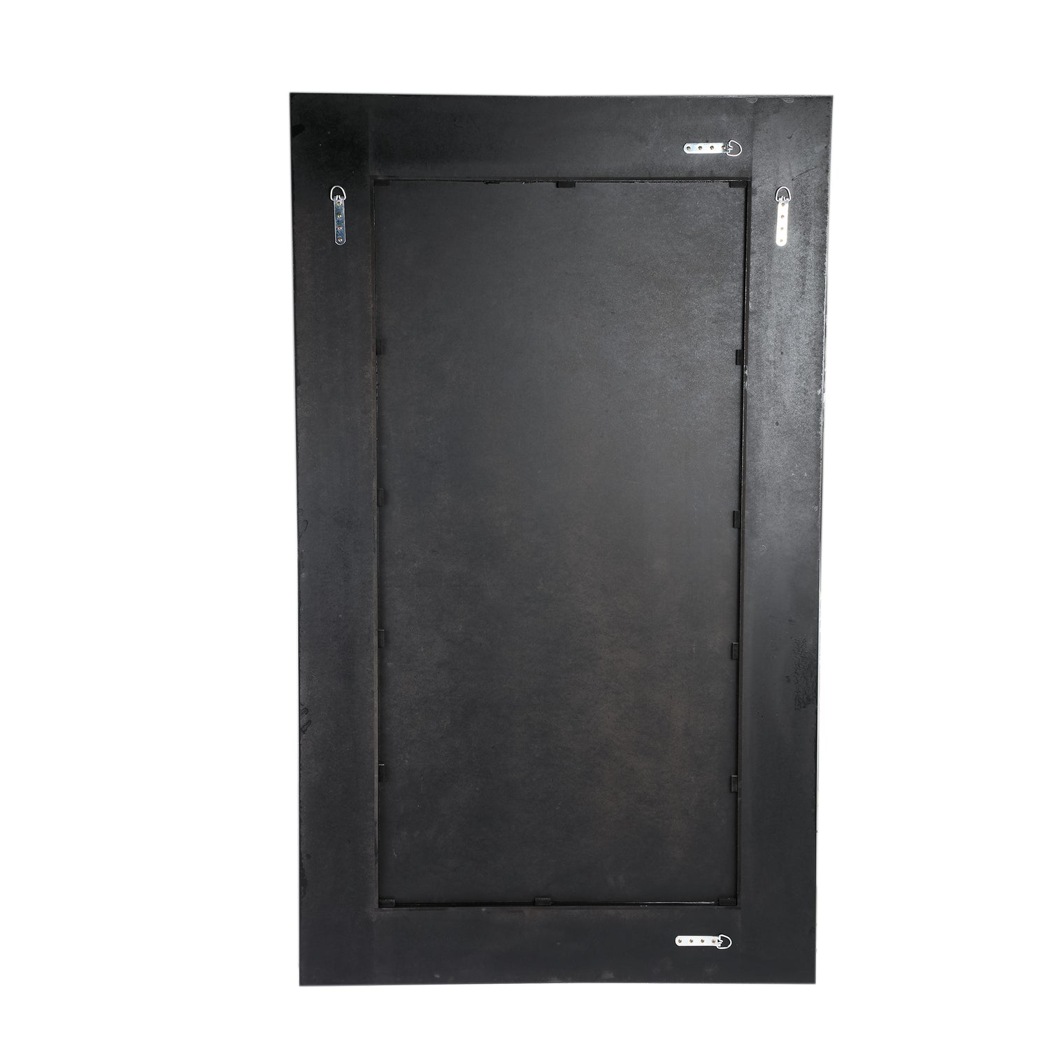 Gezzy Bruine Houtfineer Spiegel Krullend Frame Rechthoek 186x110x7 cm