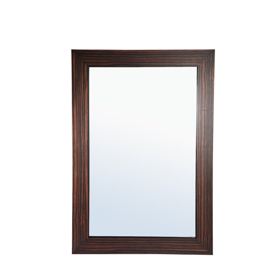 Tiess Bruine Houten Fineer Spiegel Recht Frame 165x114x9 cm