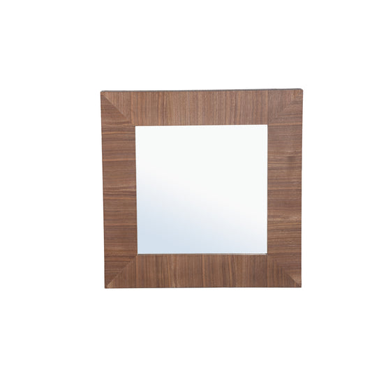 Tiess Natural Wooden Veneer Mirror Straight Frame