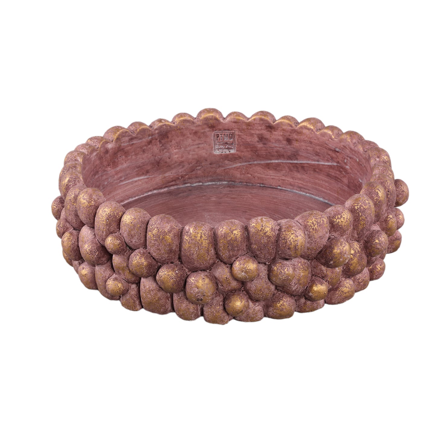 Stenley Bronzen Cement Schaal Rough Rock L 13x46x46 cm