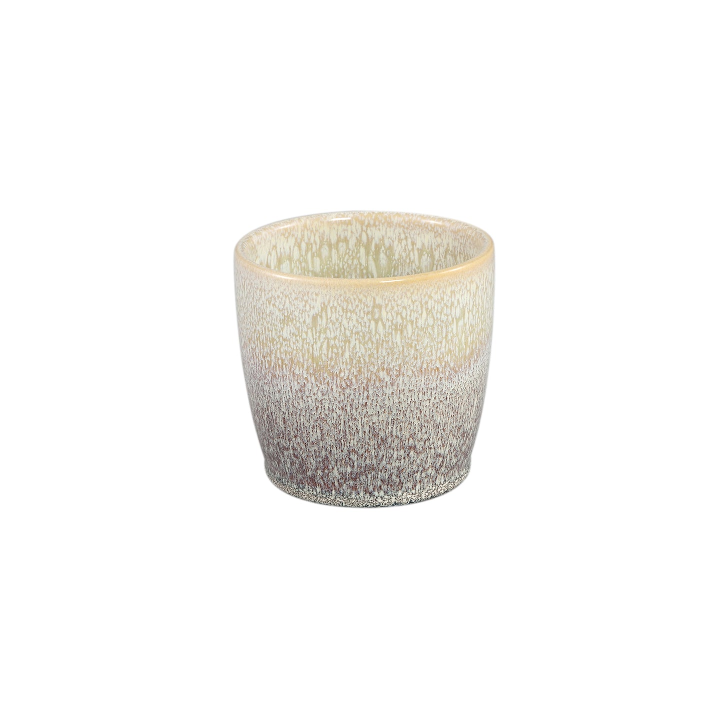 Braxton Bruin Ombre Geglazuurde Keramische Pot S - Set van 12 10x10.5x10.5 cm