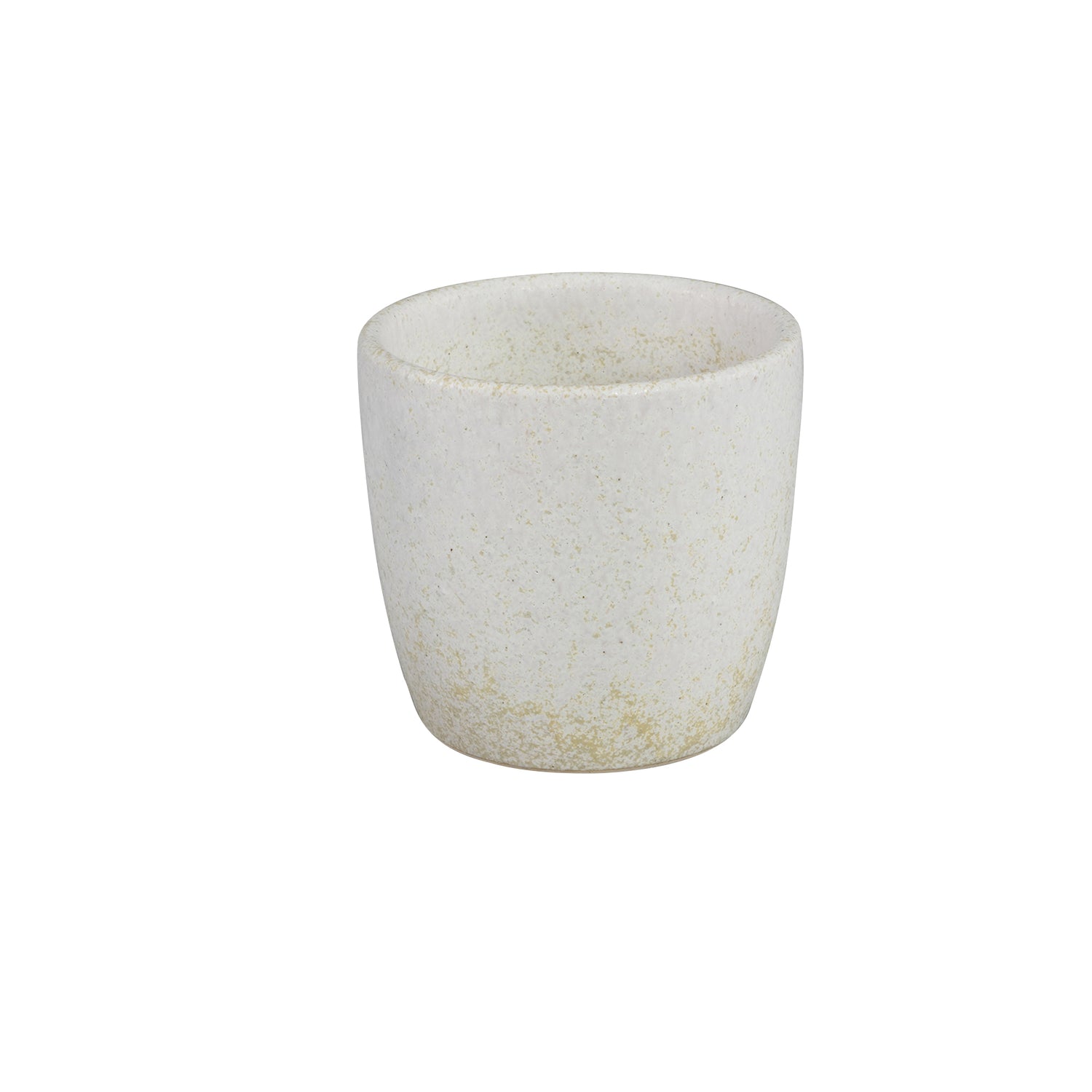 Braxton Wit Geglazuurde Keramische Pot S - Set van 12 - 12 Sets 10x10.5x10.5 cm