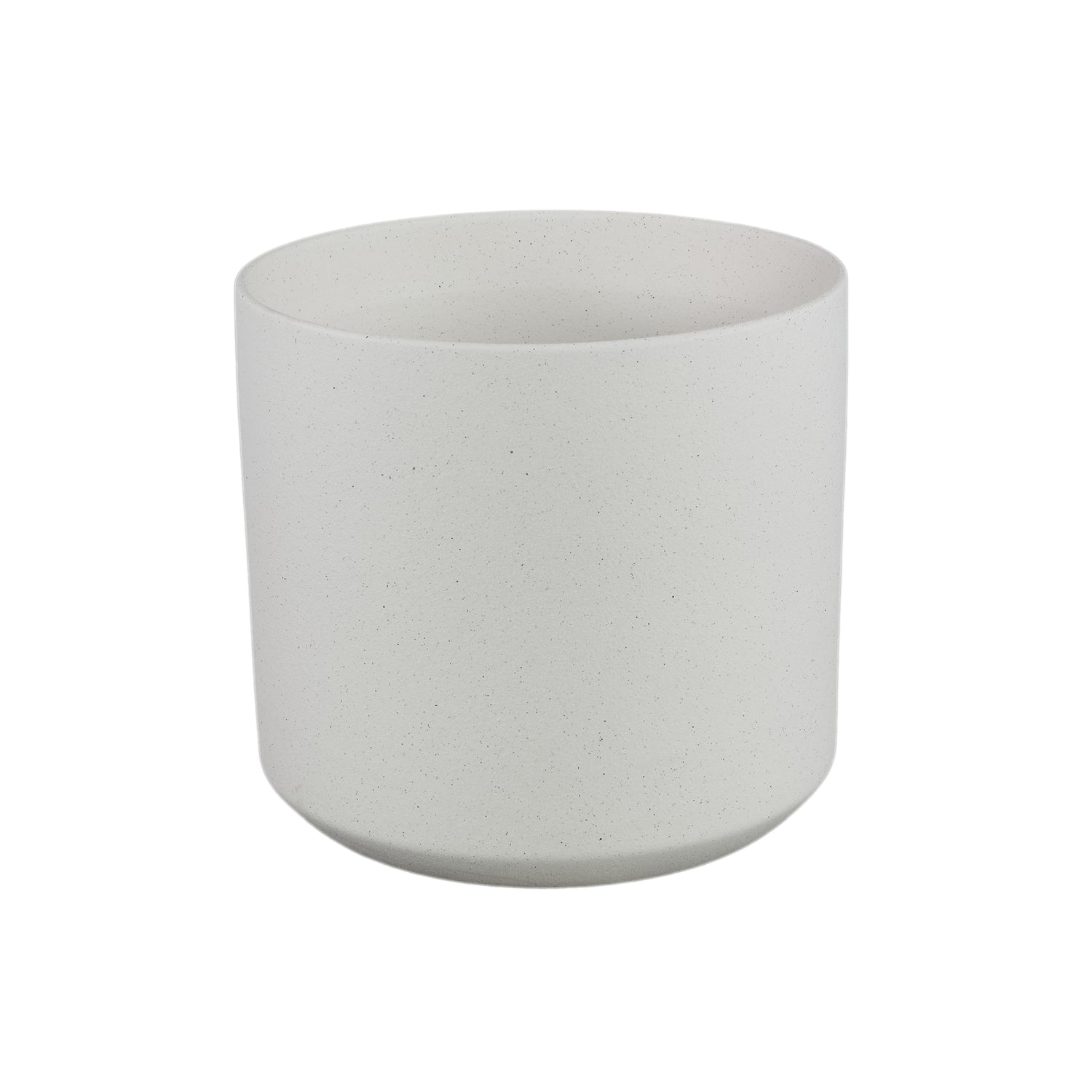 Fatima Witte Ronde Keramische Pot XXL 28x30.5x30.5 cm