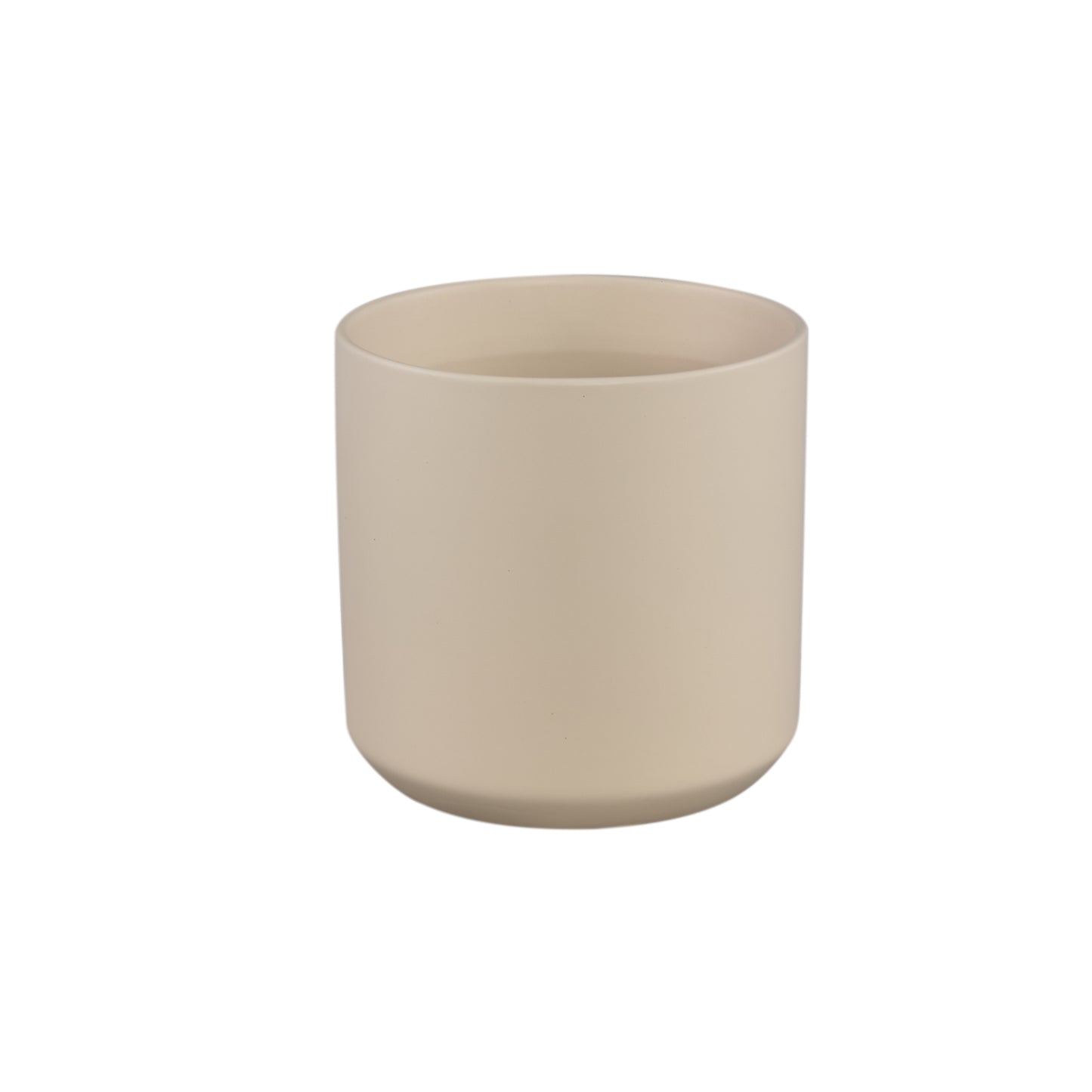 Fatima Crème Ronde Keramische Pot XL - Set van 4 Stuks - 4 Sets 21x21x21 cm
