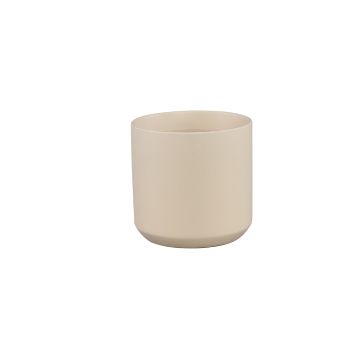 Fatima Crème Ronde Keramische Pot M - Set van 8 Stuks - 8 Sets 16x16x16 cm