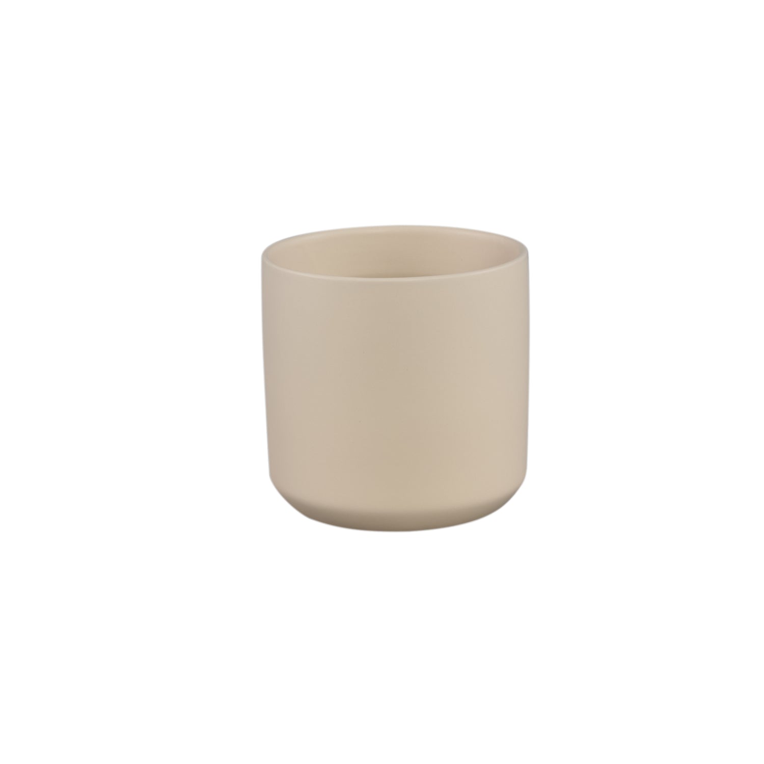 Fatima Crème Ronde Keramische Pot S Set van 12 Stuks - 12 Sets 13.5x13.5x13.5 cm