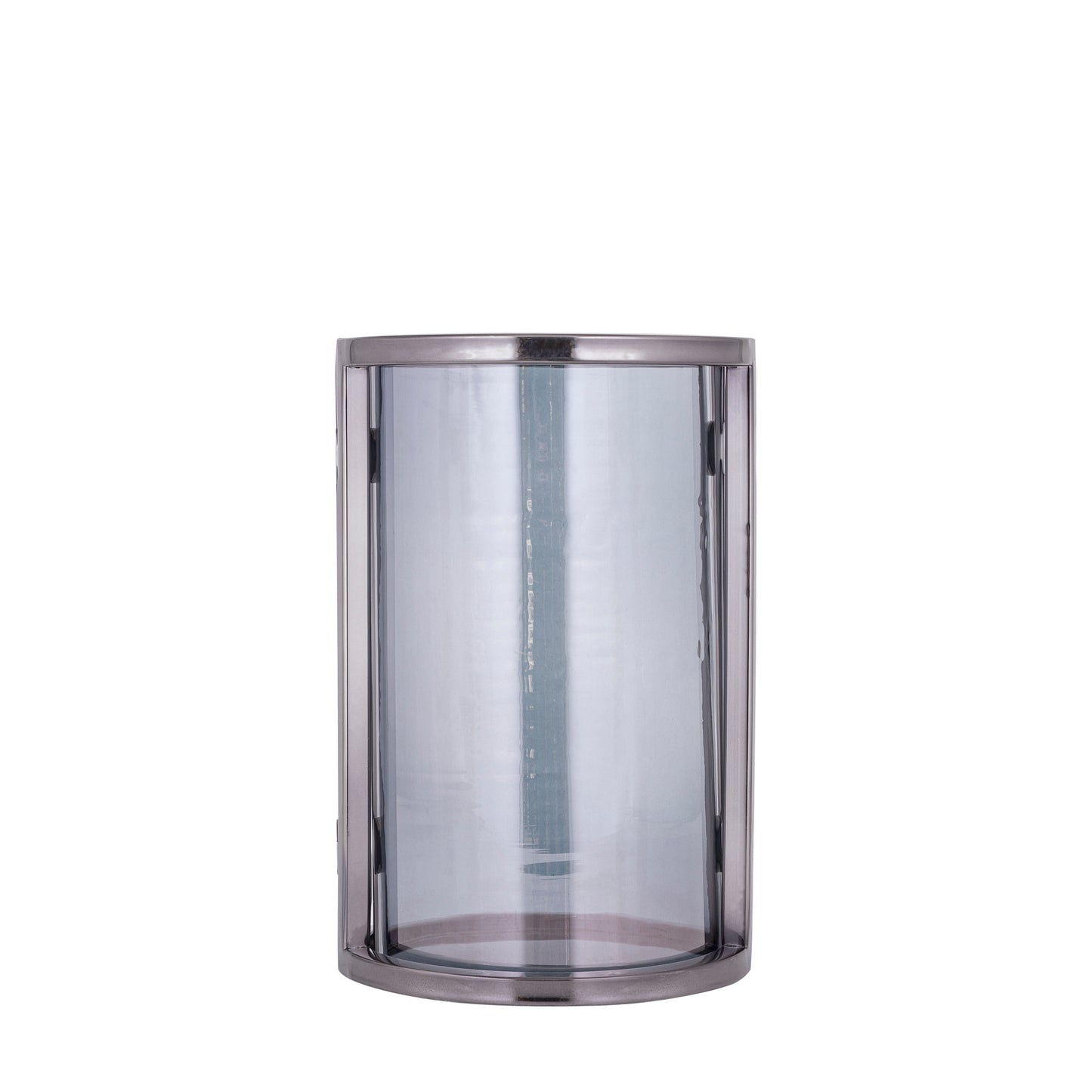 Jarie Gunmetal Roestvrijstalen Windlicht Stormlight S 28x18x18 cm