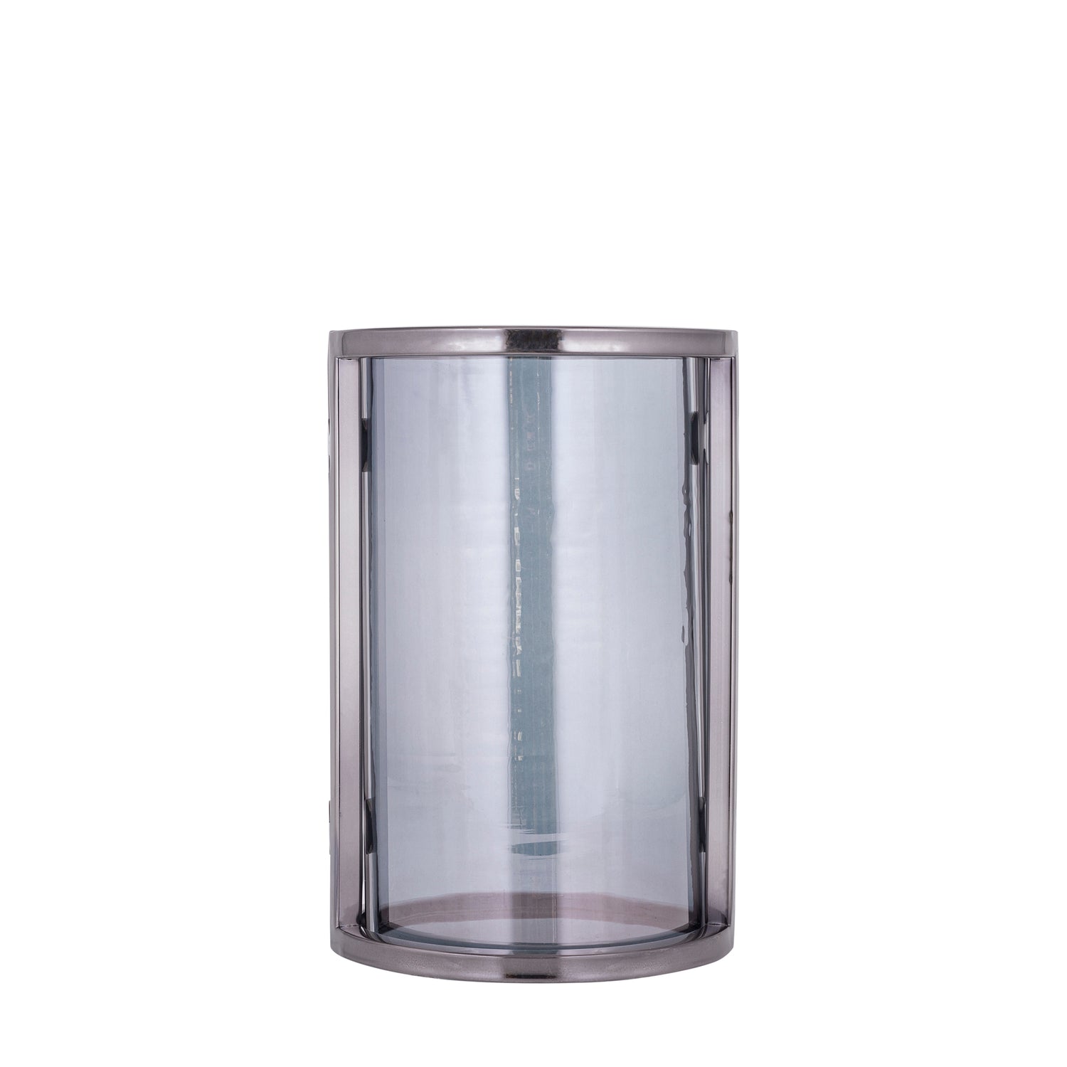 Jarie Gunmetal Roestvrijstalen Windlicht Stormlight S 28x18x18 cm