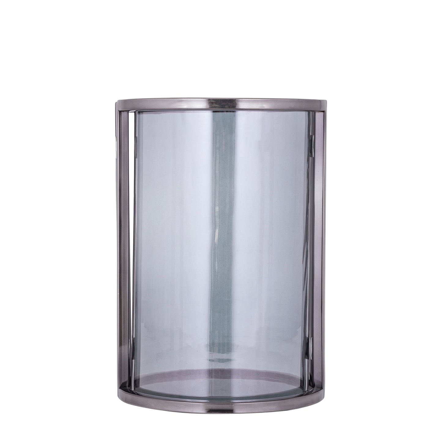 Jarie Donkergrijs Roestvrijstalen Windlicht L 33x23x23 cm