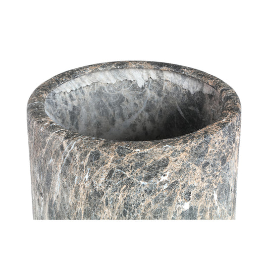 Miah Grijze Keramische Pot Set Van 2 High 74x40x40 cm