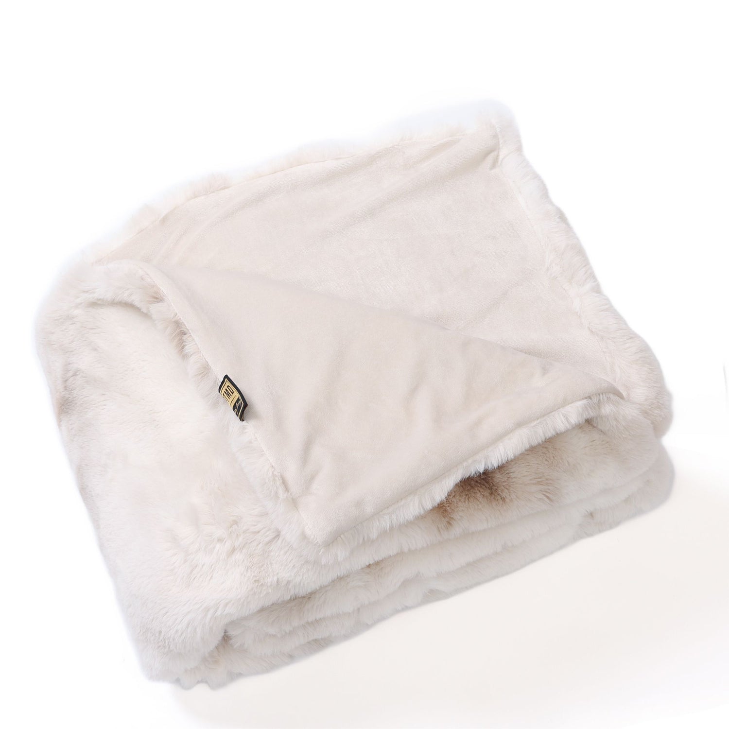 Linde Offwhite Nepbont Bedsprei Giftbox 220x240 2x220x240 cm