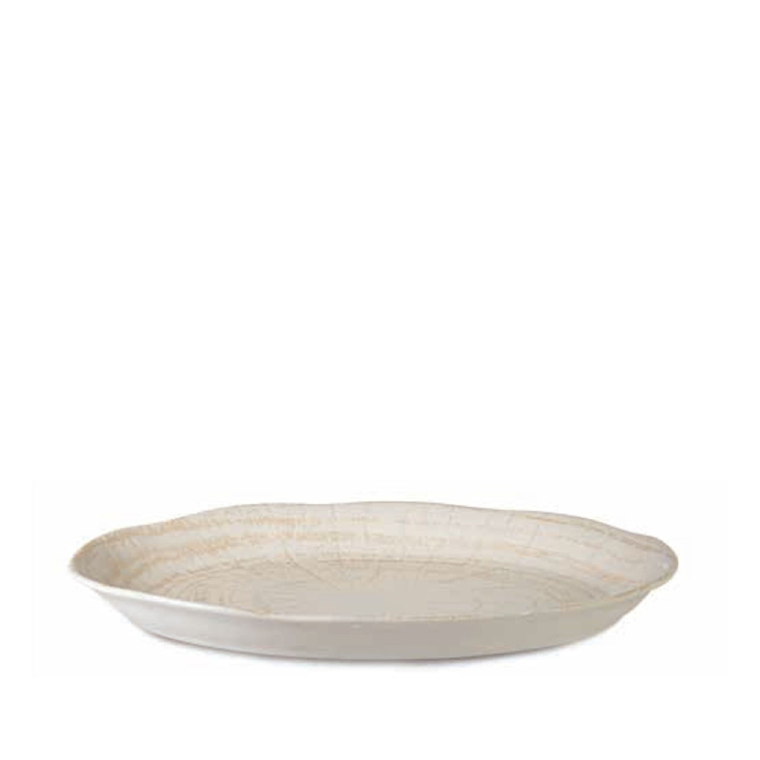 Kaylaa Crème Porselein Vissen Schaal Ovaal 36 Cm Set van 3 - 3 Sets 3.5x36x18.5 cm