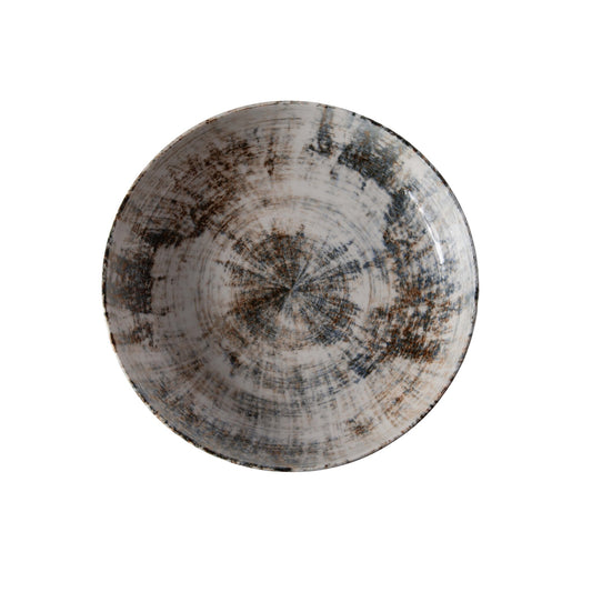 Kaylaa Mix Porselein Saladeschaal Rond Set van 6 Stuks 26 cm 5.7x26x26 cm