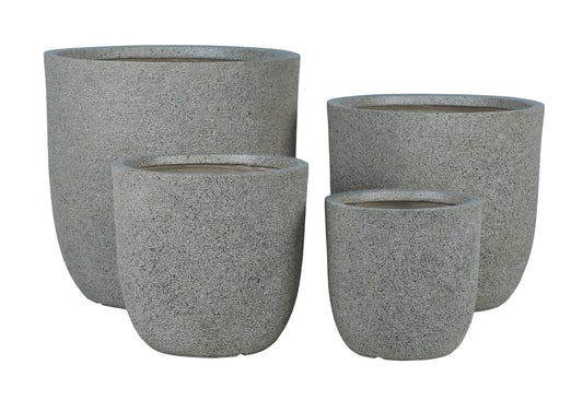 Delsey Beige GRC Structure Pot Set Van 4 50x51.5x51.5 cm