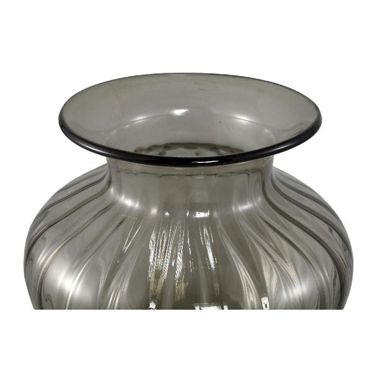 Marlisha Bruine Glazen Vaas Groot Rond 40x40x40 cm