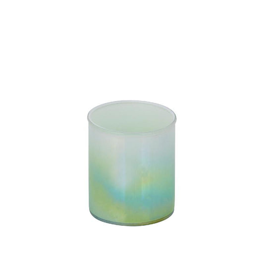 Darcy Mint Groen Rond Glazen Theelicht Set van 12 Stuks 7x7.5x7.5 cm