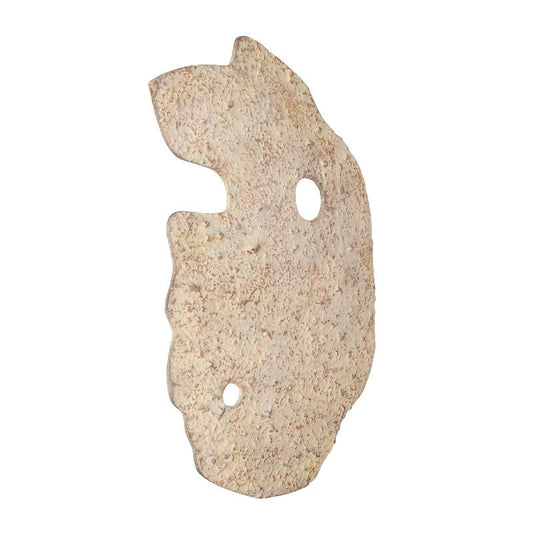 Enrike Beige Gegoten Aluminium Wandpaneel Met Ruwe Textuur L 60x35x4 cm