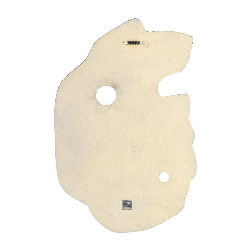 Enrike Beige Gegoten Aluminium Wandpaneel Met Ruwe Textuur L 60x35x4 cm