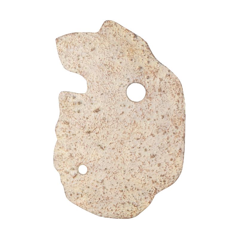 Enrike Beige Gegoten Aluminium Wandpaneel Met Ruwe Textuur L 60x35x4 cm