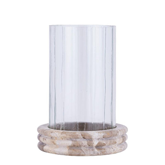Jolee Helder Marmer Stormlight Geslepen Glas Rond S 29x20x20 cm
