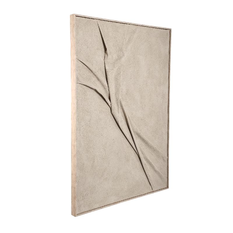 Dizze Zand Wandpaneel Canvas Textiel Golf S 122.5x92.5x4.5 cm