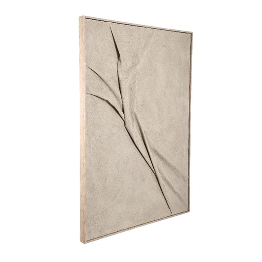 Dizze Zand Wandpaneel Canvas Textiel Golf S 122.5x92.5x4.5 cm