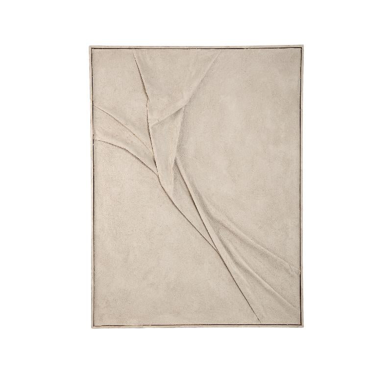 Dizze Zand Wandpaneel Canvas Textiel Golf S 122.5x92.5x4.5 cm