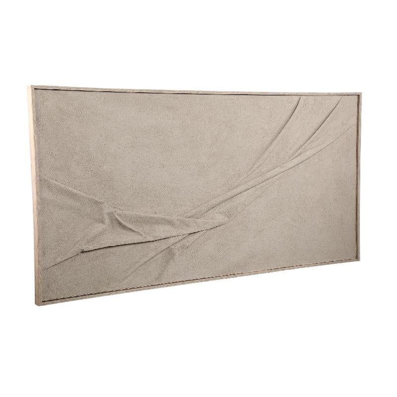 Dizze Zand Wandpaneel Canvas Textile Wave L 82.5x162.5x5 cm