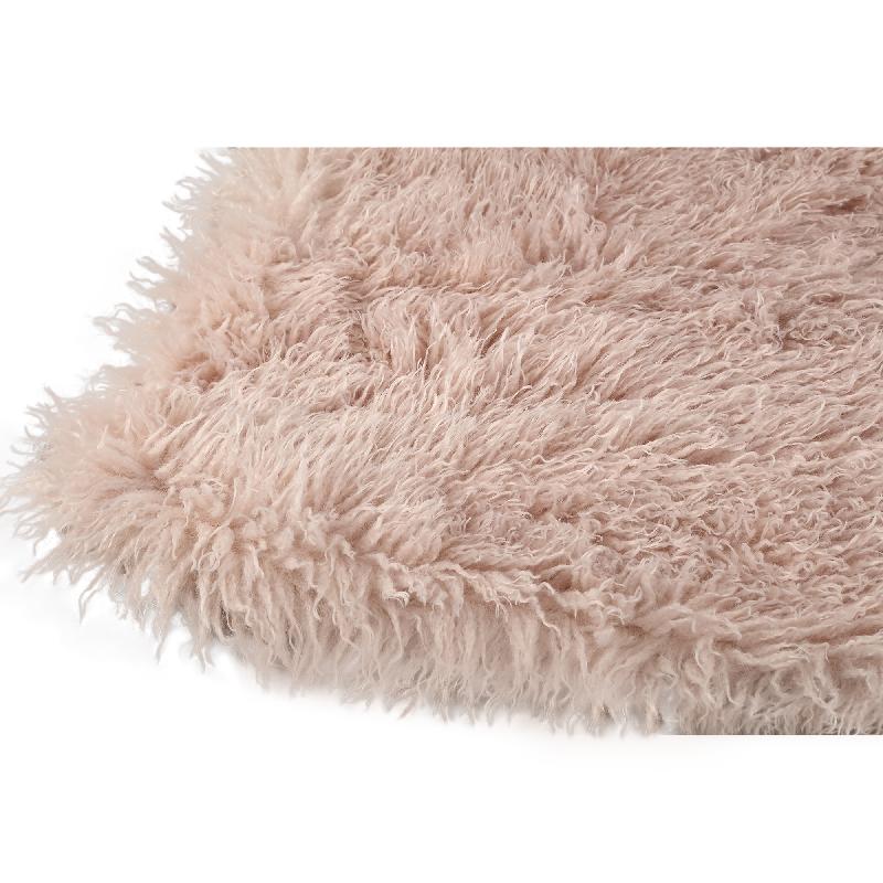 Rexx Beige Kunstbont Geruite Plaid L 1x240x220 cm