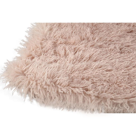 Rexx Beige Kunstbont Geruite Plaid L 1x240x220 cm