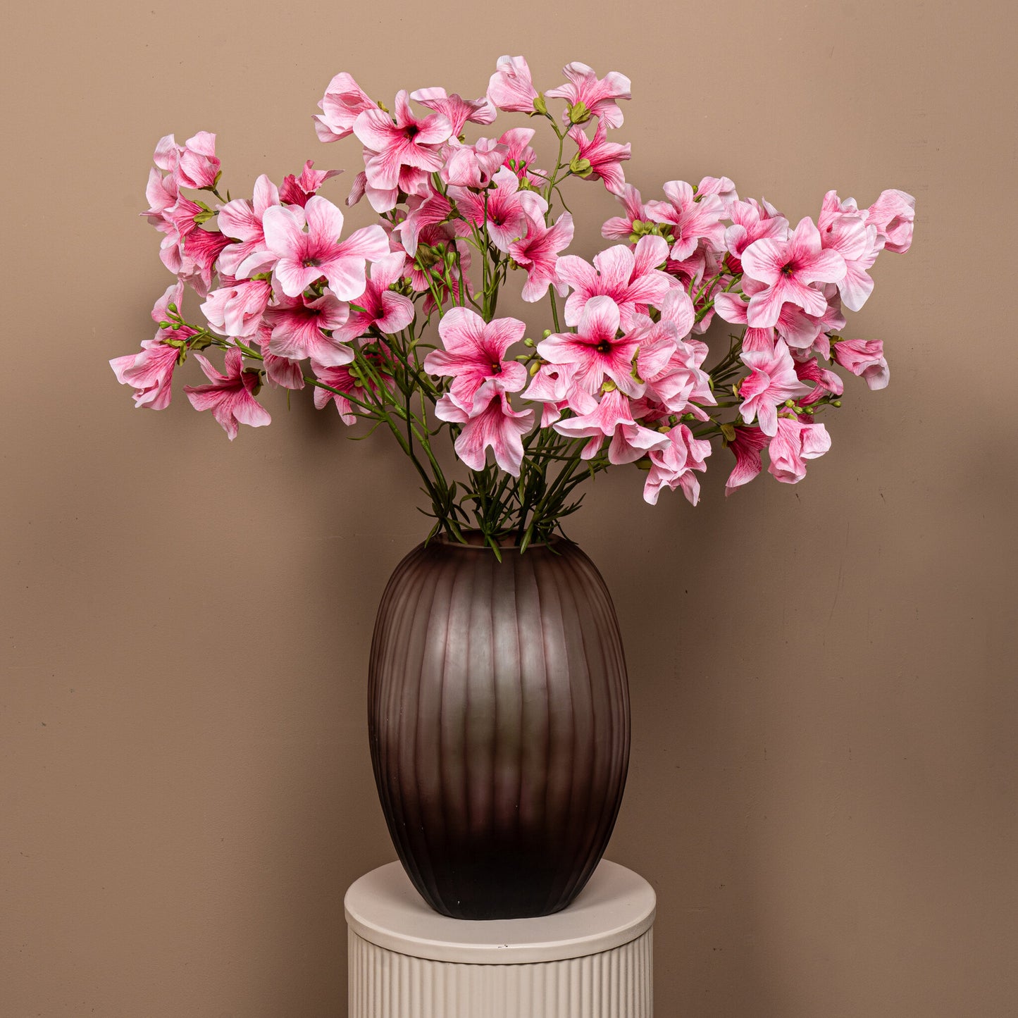 Garden Flower Roze Petunia Bloemenspray - Set van 12 90x42x30 cm